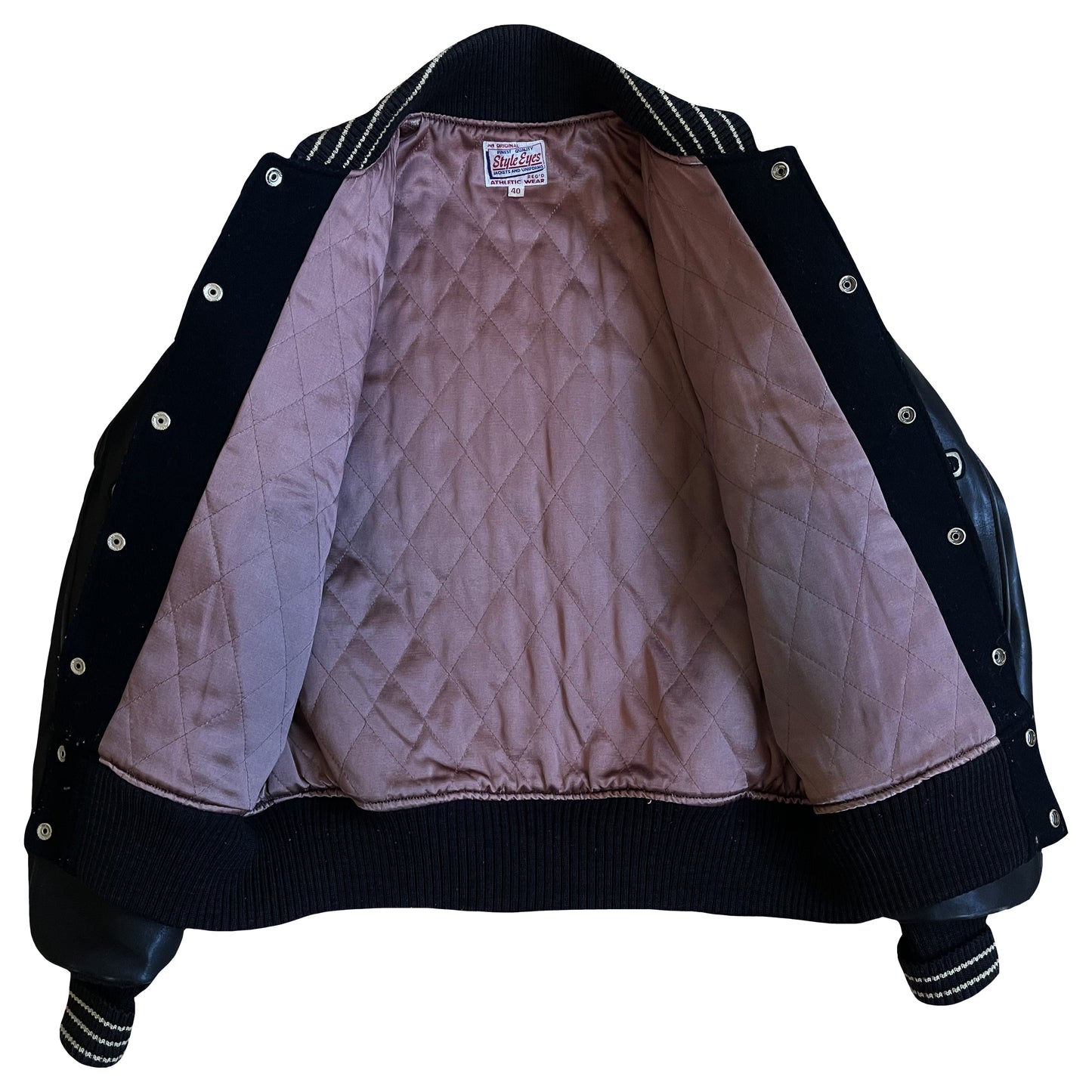 Style Eyes 'Ghost Angels' Varsity Jacket - L