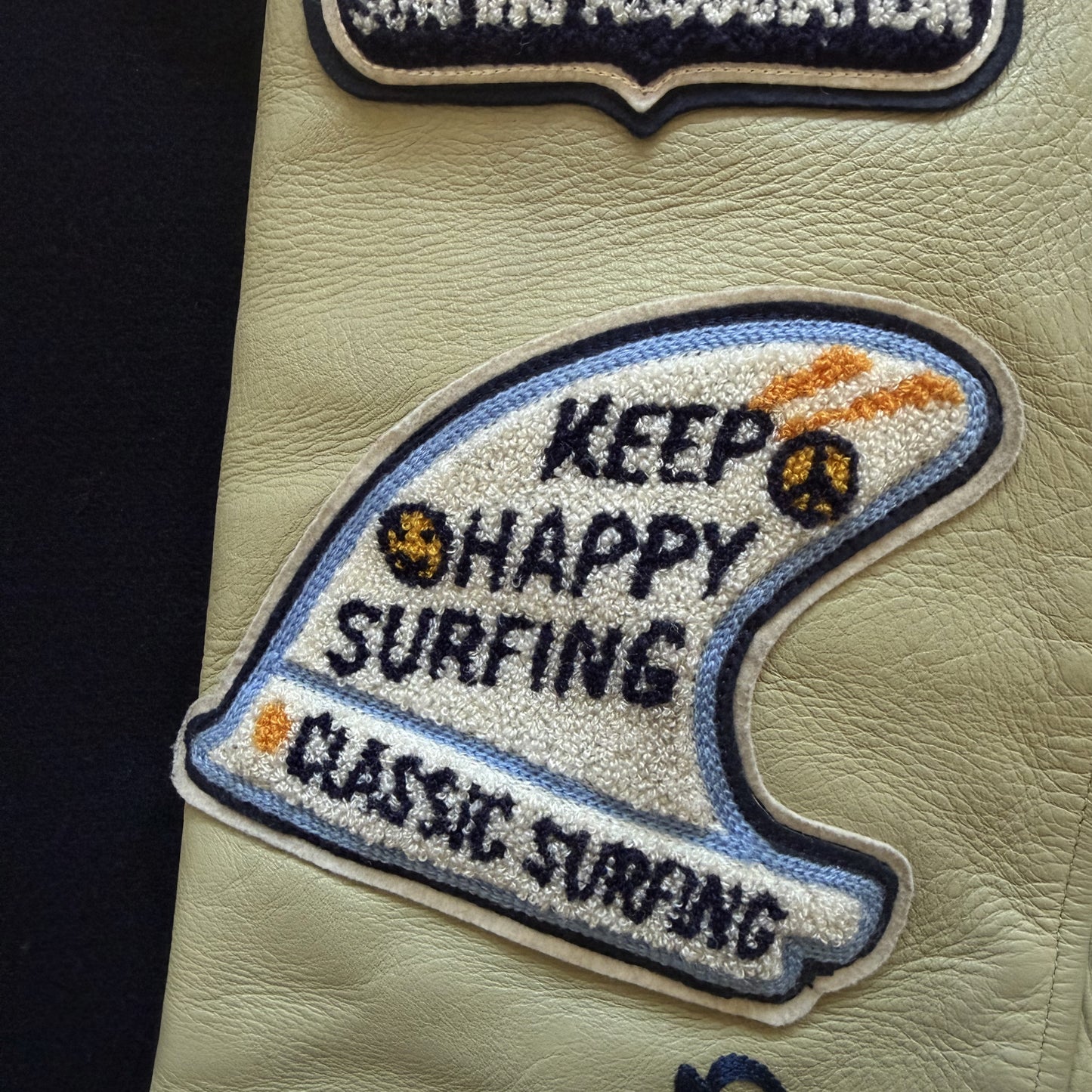 Whitesville 'Tokyo Surf Shop' Varsity Jacket - L