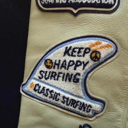 Whitesville 'Tokyo Surf Shop' Varsity Jacket - L