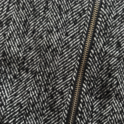 Vanson Leathers Tweed Wool Bomber Jacket - M