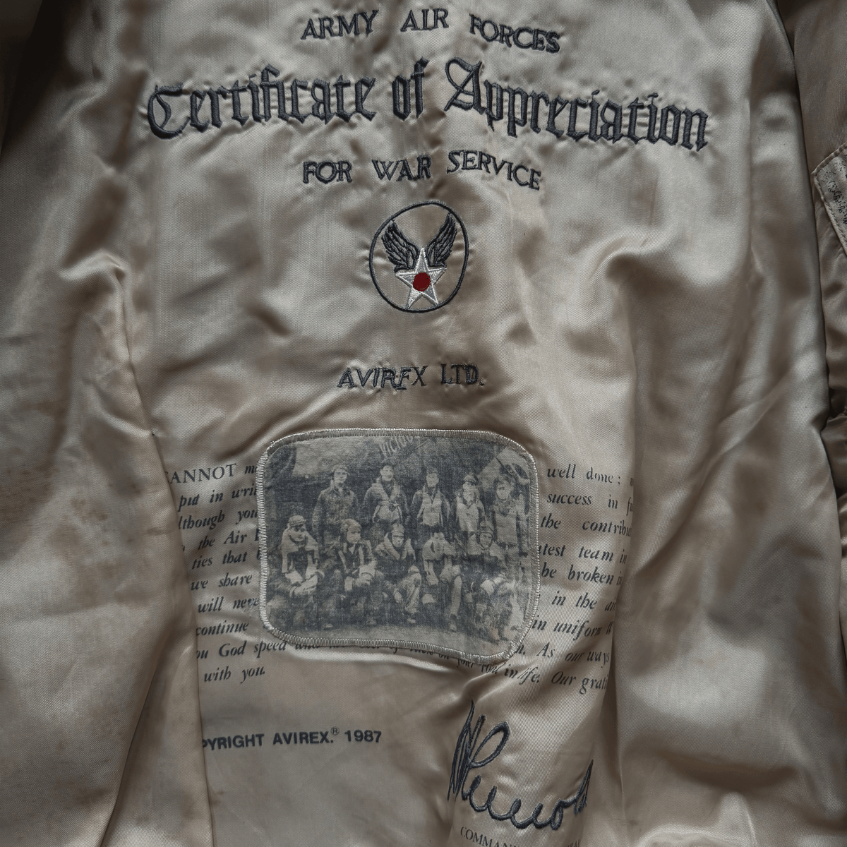 Avirex 1987 Top Gun Russian G-1 Flight Jacket - S / M
