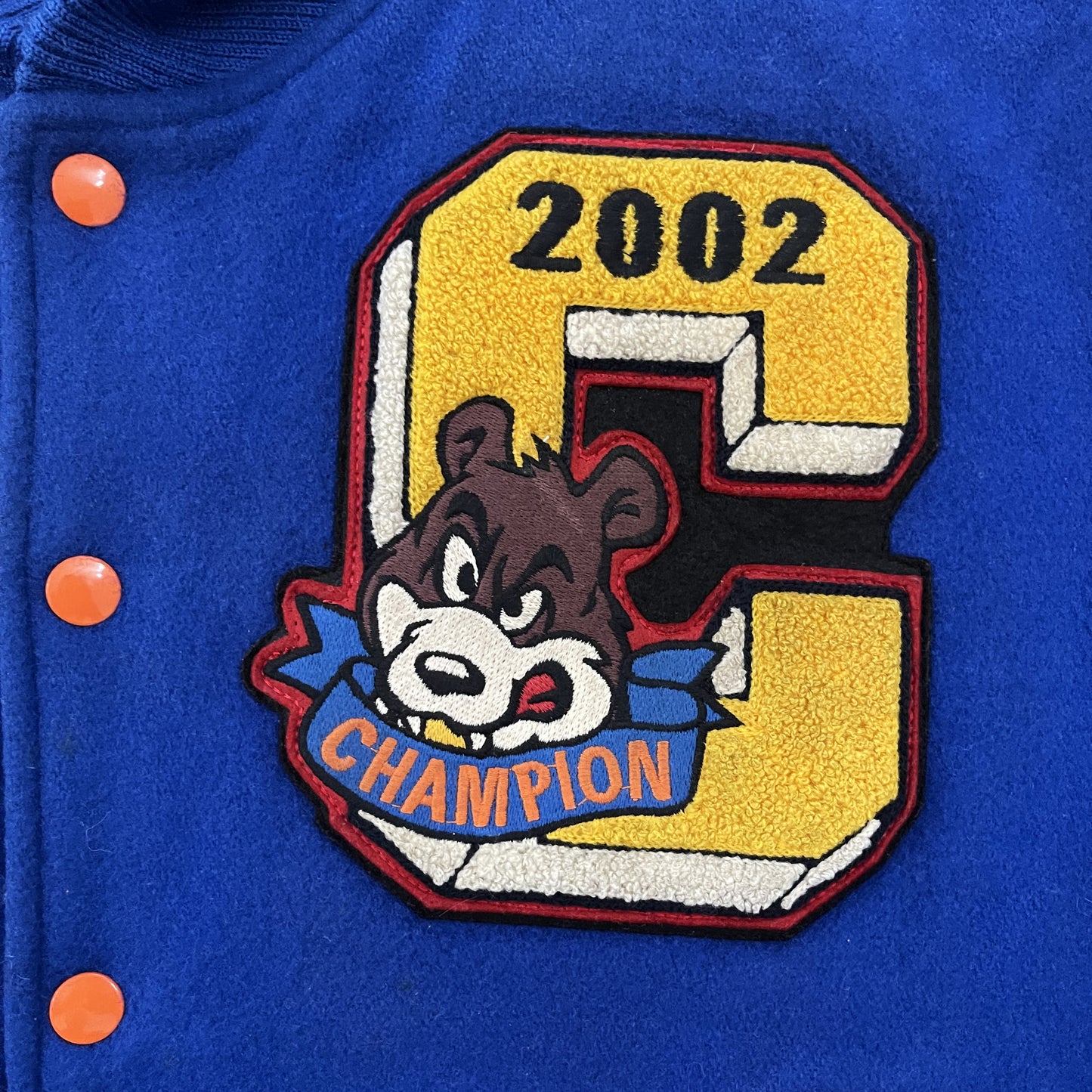 Champion 'Fair and Square Champion' Varsity Jacket - M