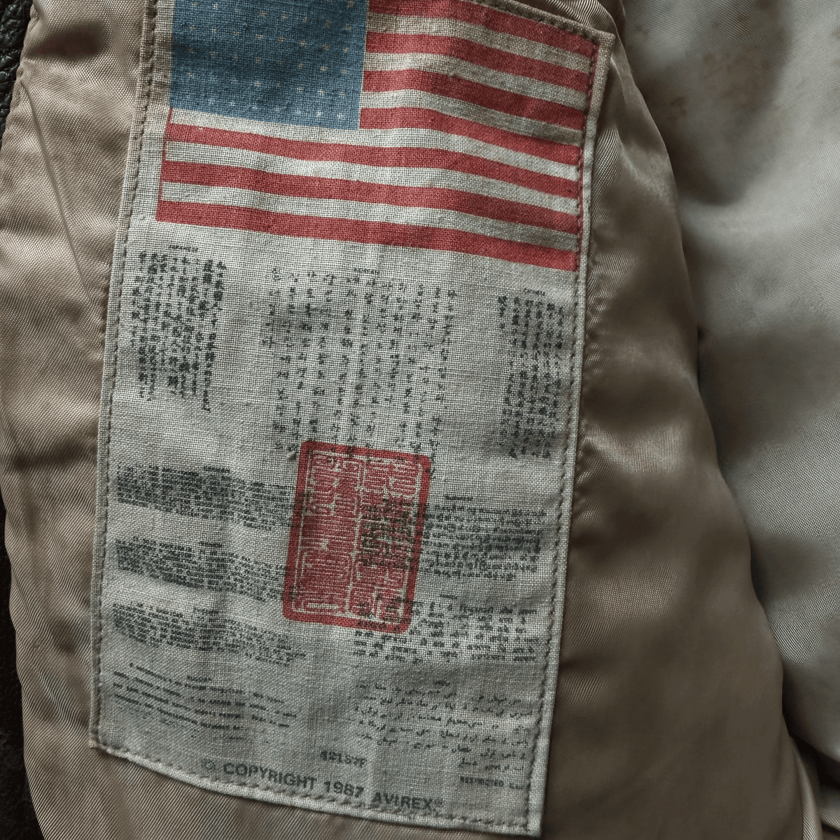 Avirex 1987 Top Gun Russian G-1 Flight Jacket - S / M