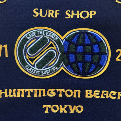 Whitesville 'Tokyo Surf Shop' Varsity Jacket - L