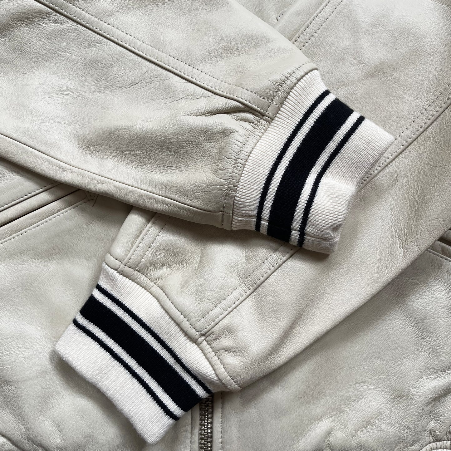 Avirex Icon Leather Varsity Jacket - M / L