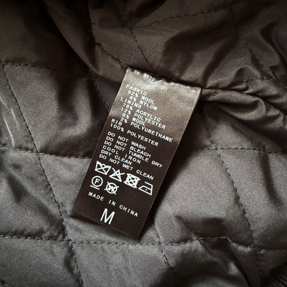 Vanson Leathers Tweed Wool Bomber Jacket - M