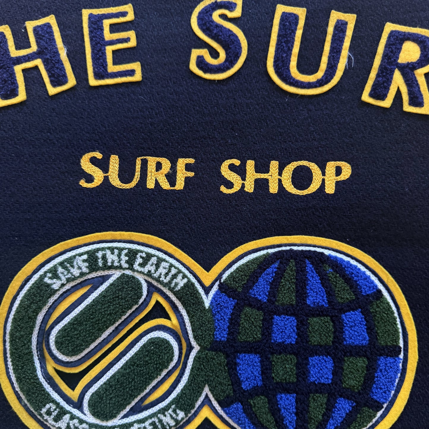Whitesville 'Tokyo Surf Shop' Varsity Jacket - L