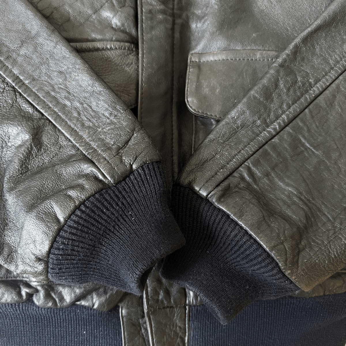 Avirex 1988 'Patrouille de France' A2 Leather Flight Jacket - S / M