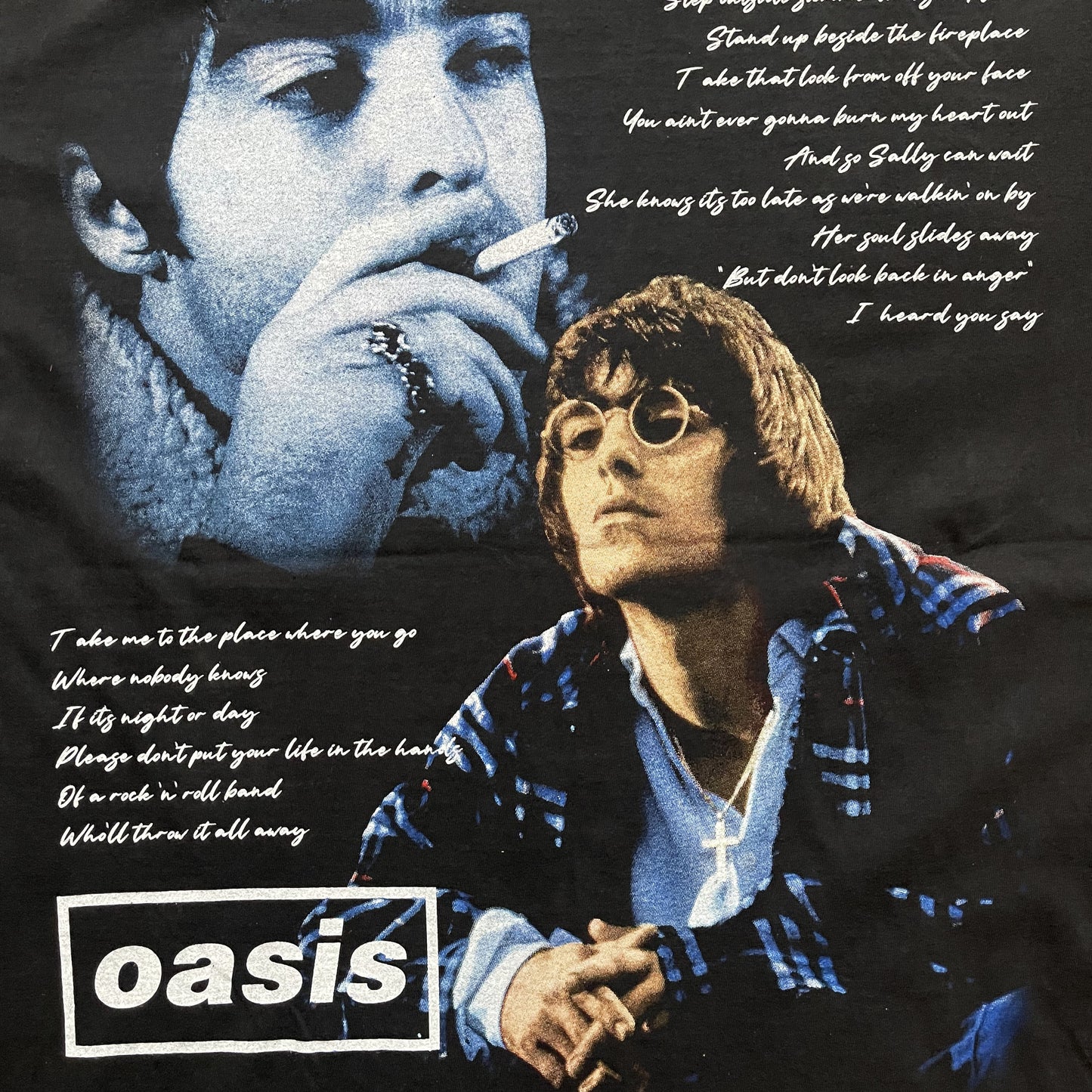 Oasis 'Don't Look Back In Anger' T-Shirt - XL