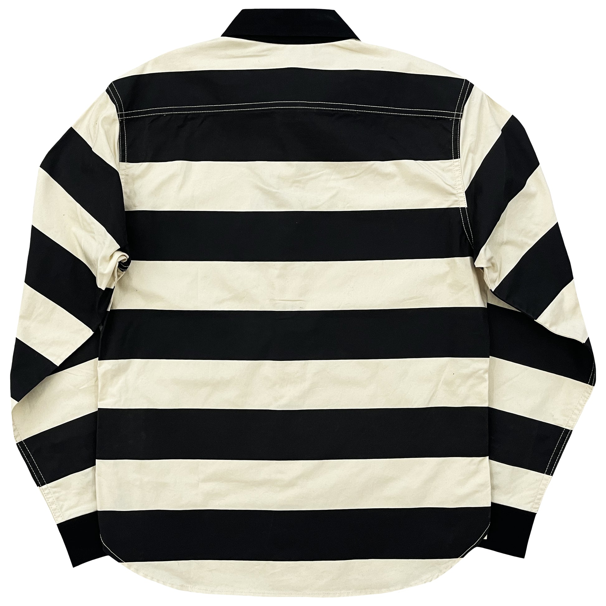 Vanson Leathers Striped Biker Shirt