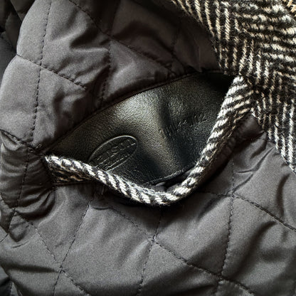Vanson Leathers Tweed Wool Bomber Jacket - M