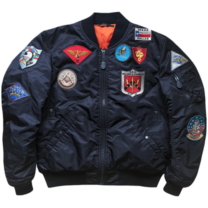 Avirex Top Gun MA1 Flight Bomber Jacket Far East Cruise Gavelston - XL