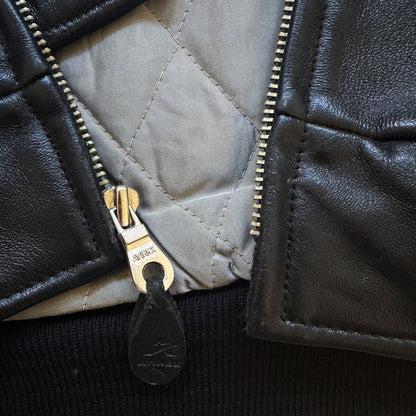 Avirex 'Gathering of The Tribes' Leather Varsity Jacket - XL