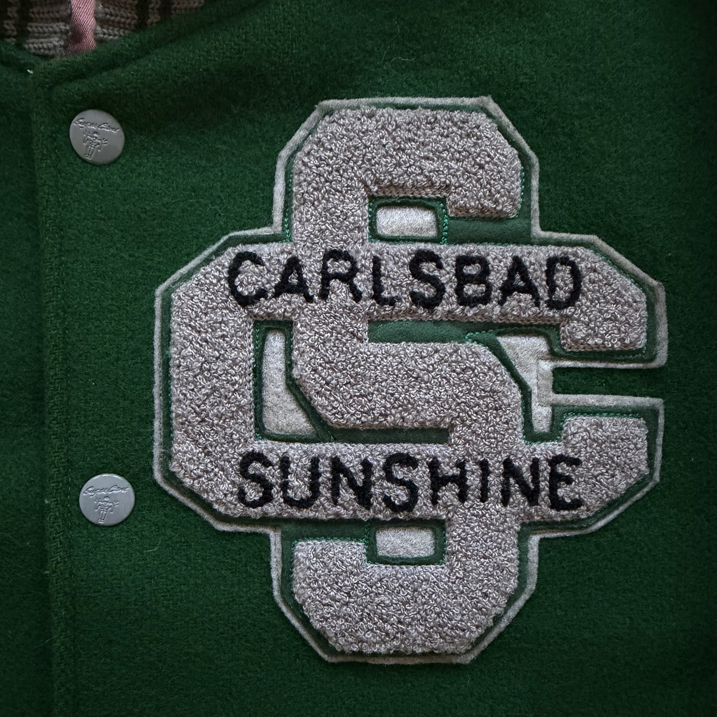 Style Eyes 'Carlsbad Bluecorns' Varsity Jacket - L