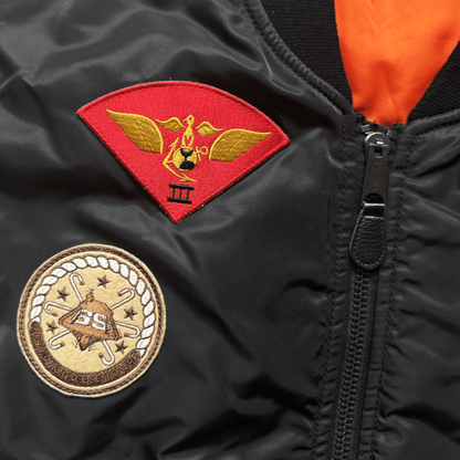 Avirex Top Gun MA1 Flight Bomber Jacket Far East Cruise Gavelston - XL