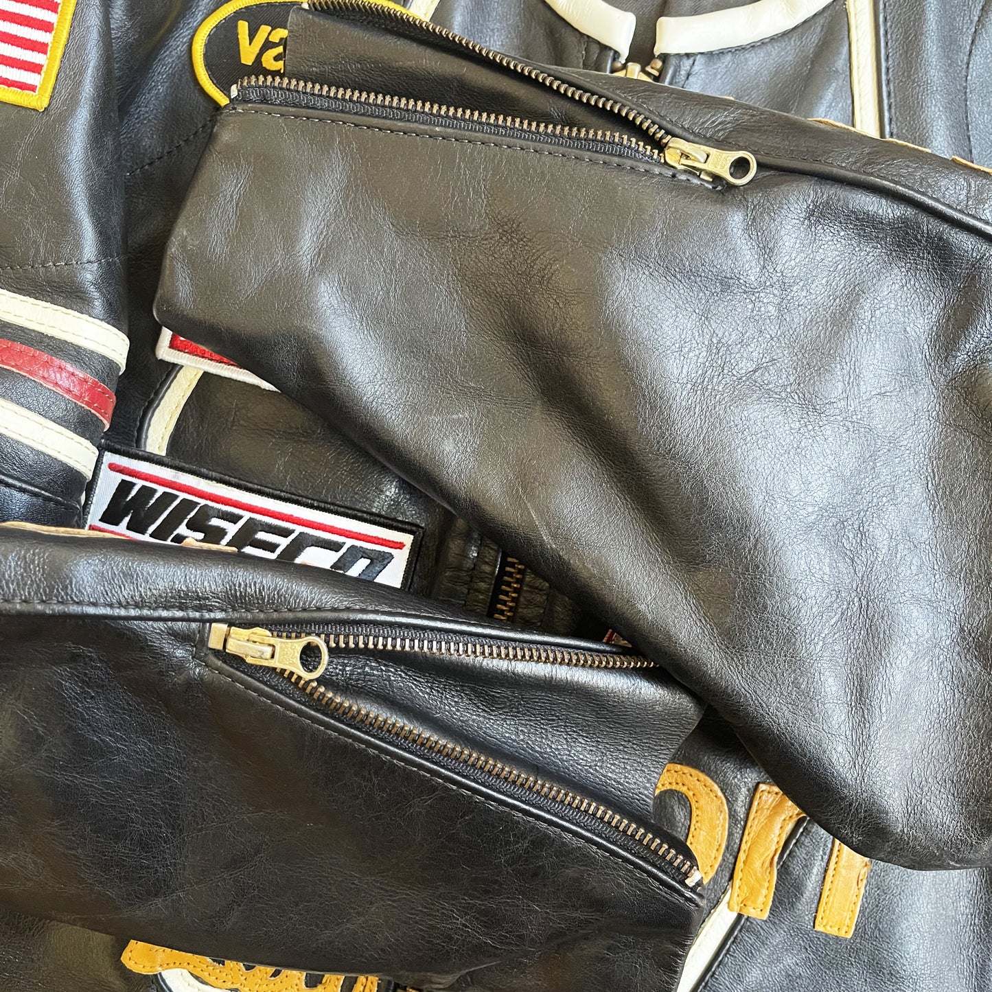 Vanson Leathers 'One Star' Motorcycle Racer Jacket - L