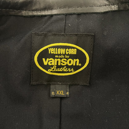 Vanson Leathers x Yellow Corn Motorcycle Racer Jacket - XL