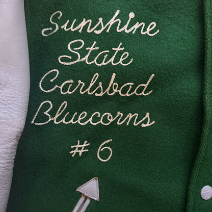 Style Eyes 'Carlsbad Bluecorns' Varsity Jacket - L