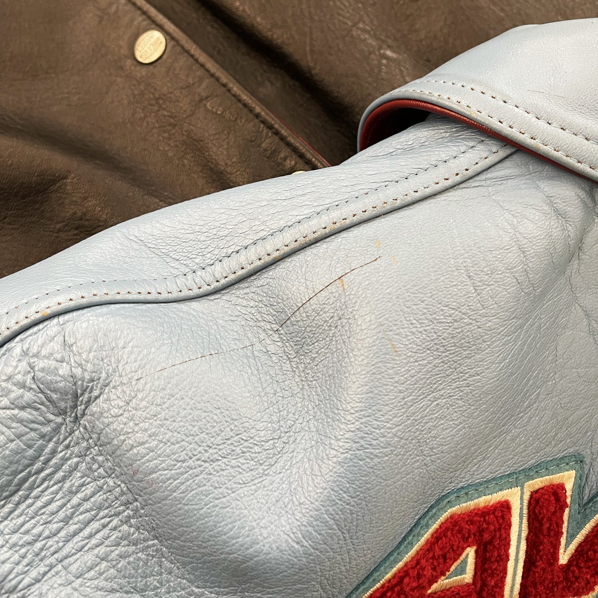 avirex leather backpack Avirex Leather Varsity Jacket – The Holy Grail
