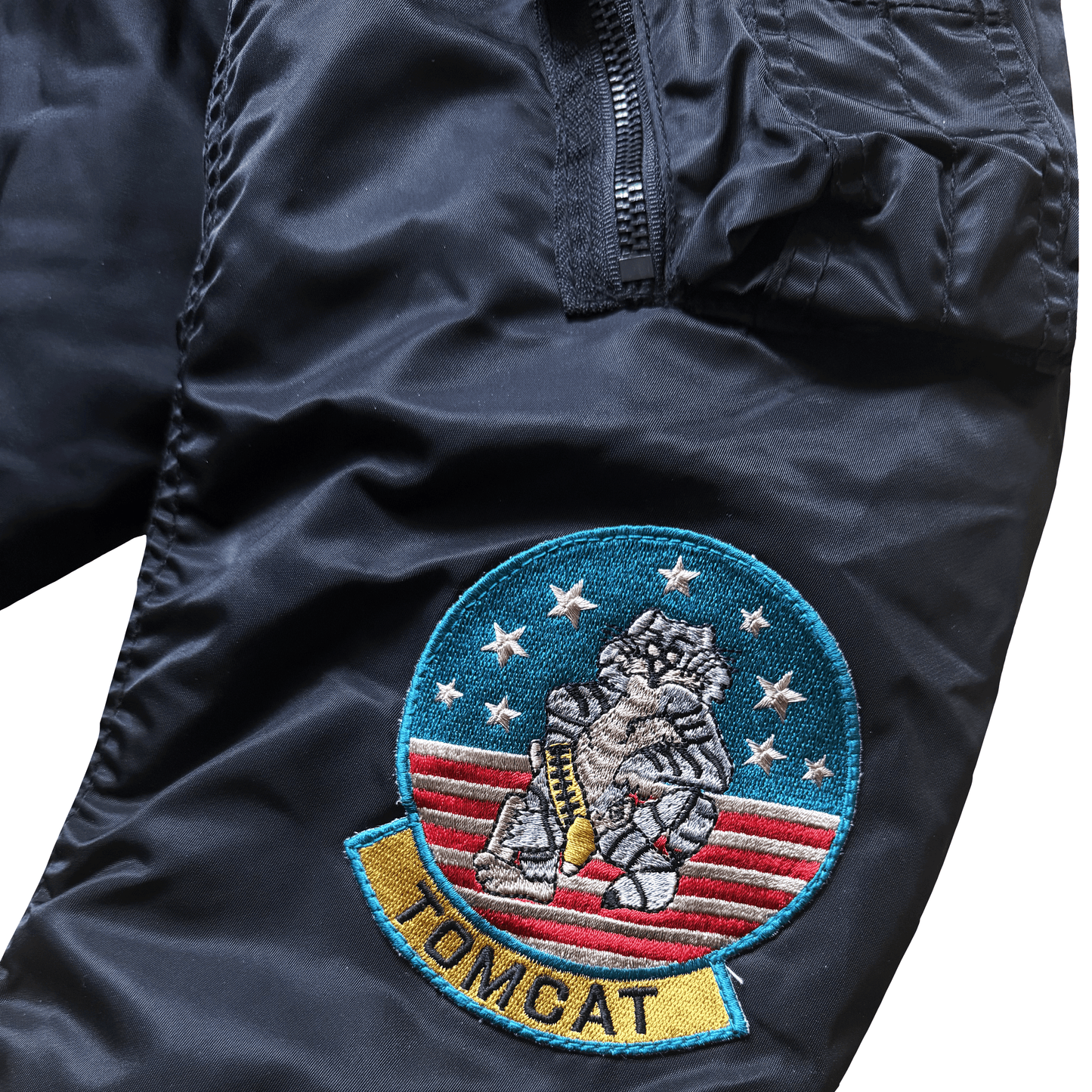 Avirex Top Gun MA1 Flight Bomber Jacket Far East Cruise Gavelston - XL