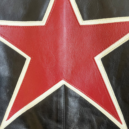 Vanson Leathers 'One Star' Motorcycle Racer Jacket - L