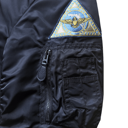 Avirex Top Gun MA1 Flight Bomber Jacket Far East Cruise Gavelston - XL
