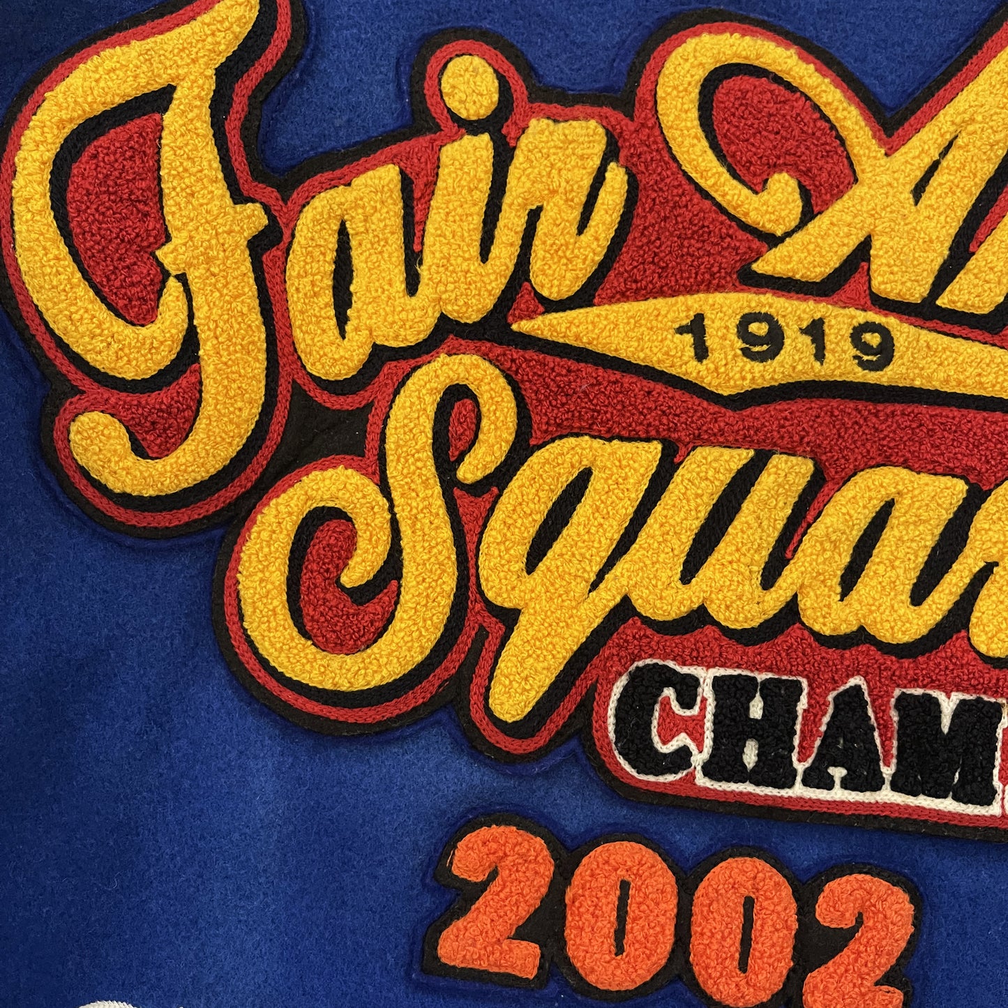 Champion 'Fair and Square Champion' Varsity Jacket - M