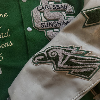 Style Eyes 'Carlsbad Bluecorns' Varsity Jacket - L