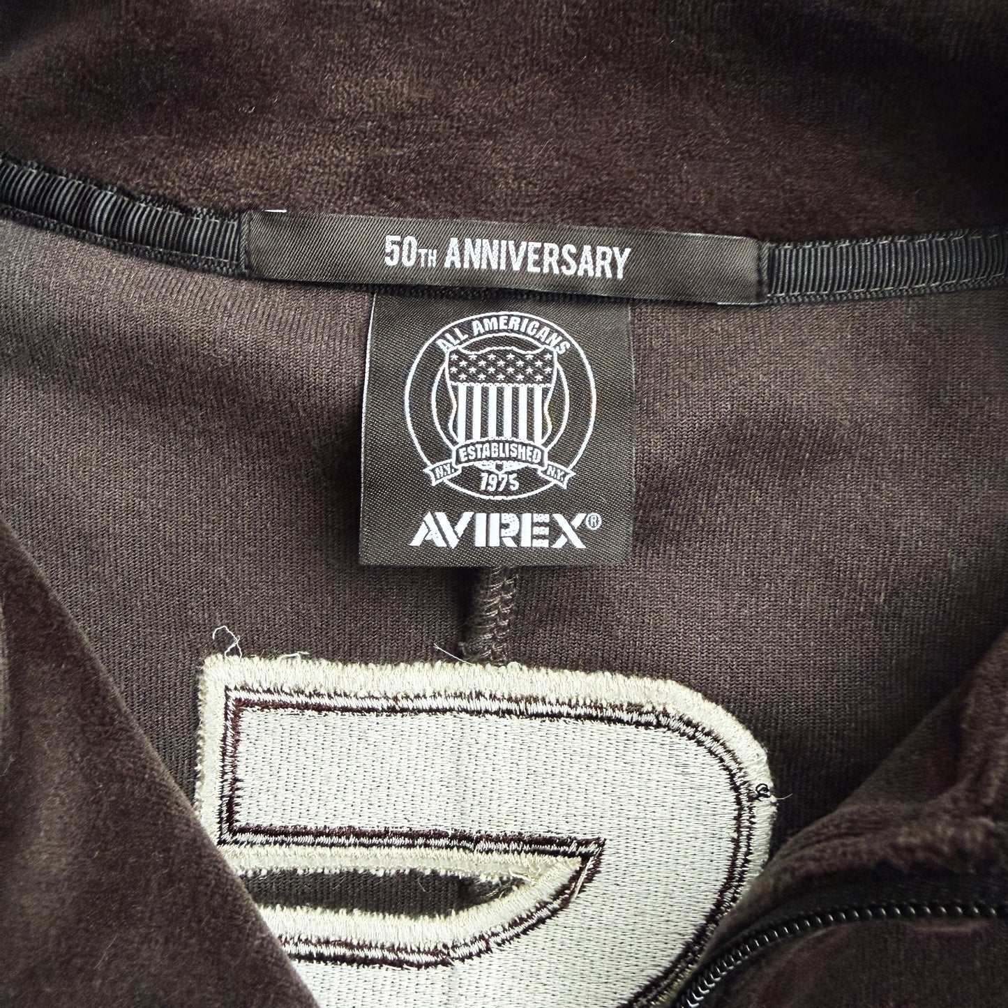 Avirex Velour Track Top 50th Anniversary Exclusive - M