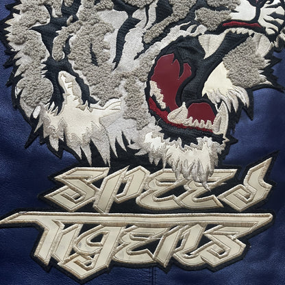 Avirex 'Speed Tiger' Leather Varsity Jacket - XXL