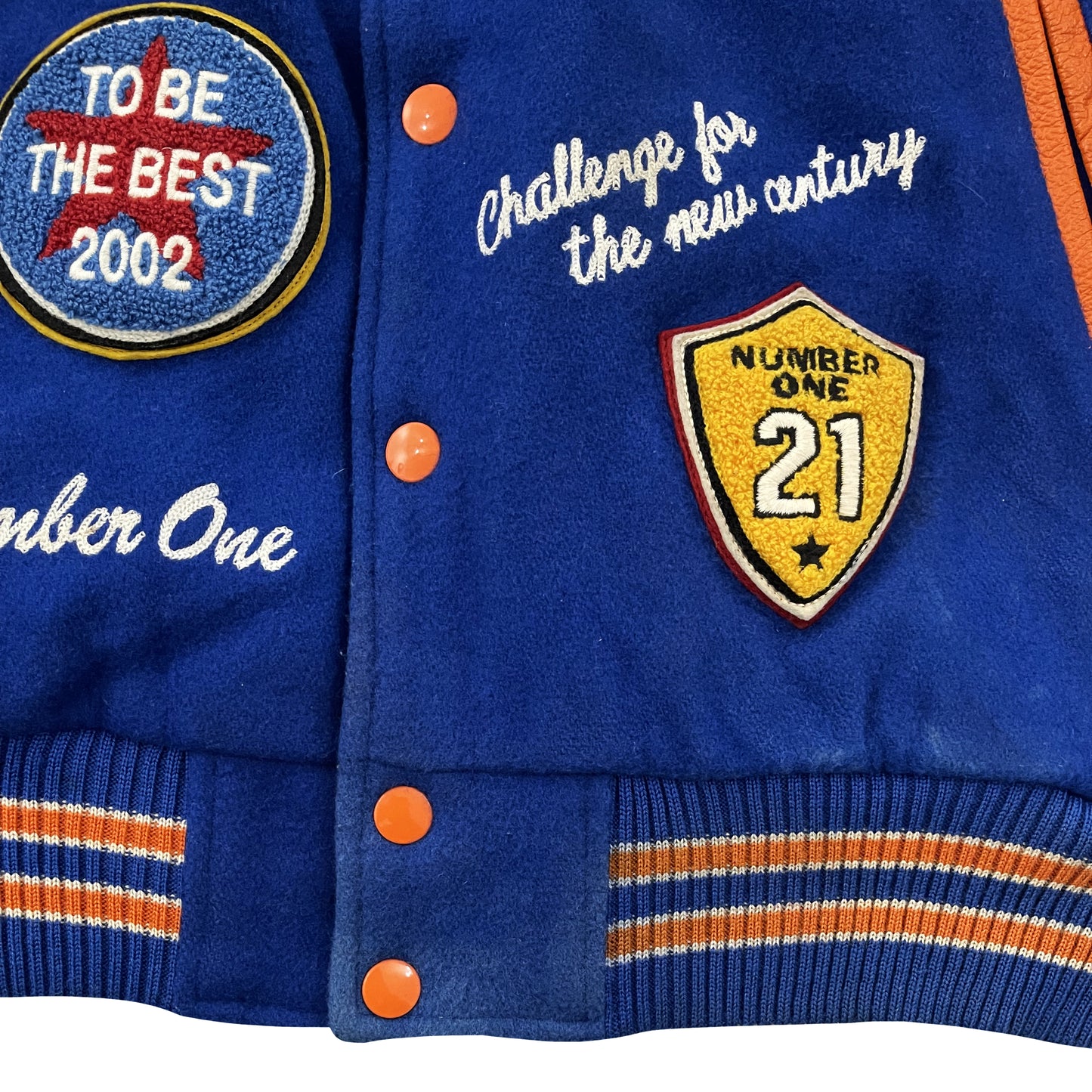 Champion 'Fair and Square Champion' Varsity Jacket - M