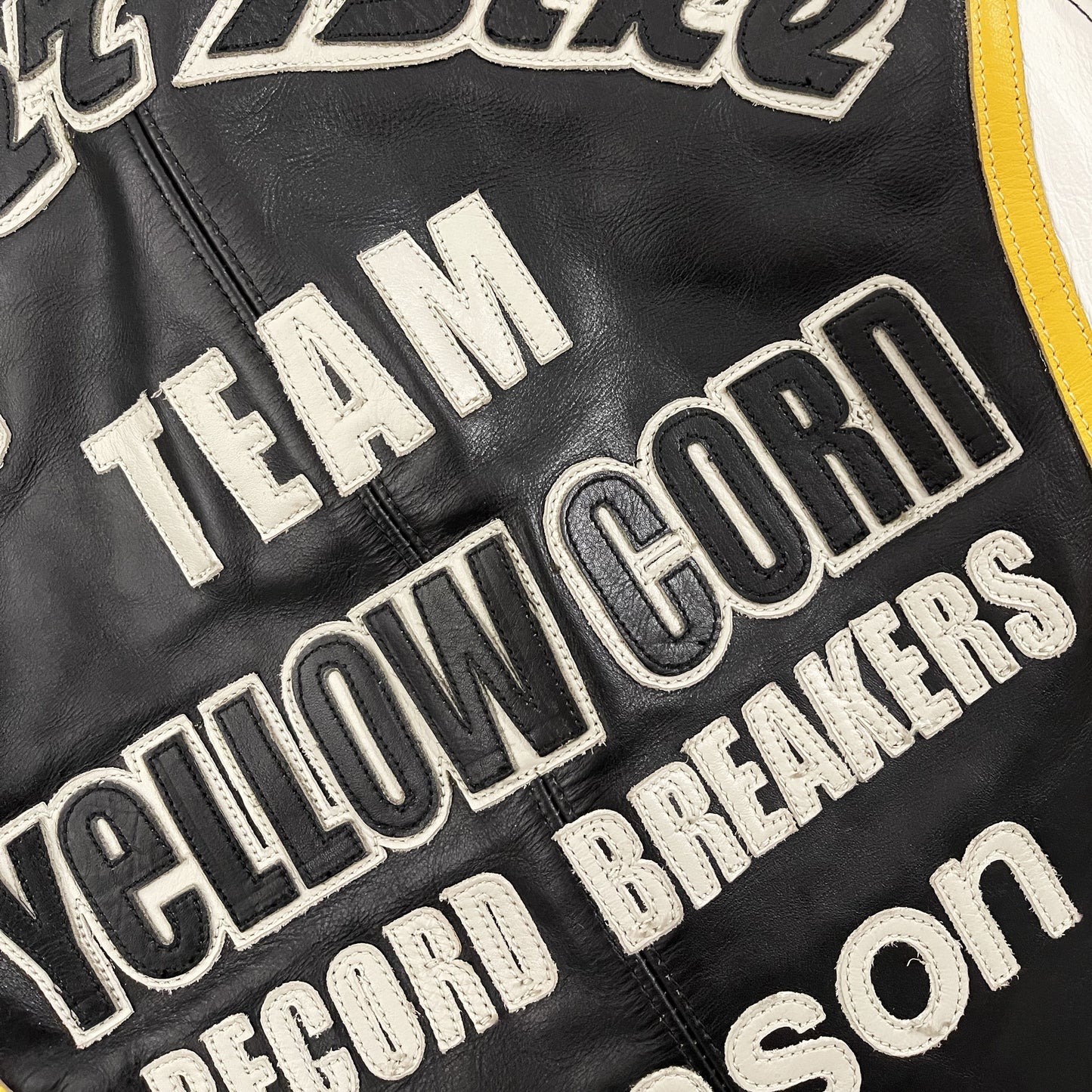 Vanson Leathers x Yellow Corn Motorcycle Racer Jacket - M
