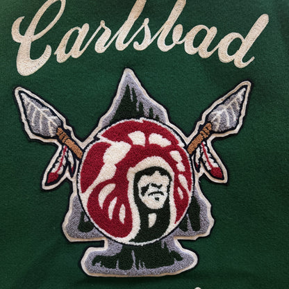 Style Eyes 'Carlsbad Bluecorns' Varsity Jacket - L