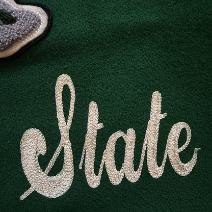 Style Eyes 'Carlsbad Bluecorns' Varsity Jacket - L