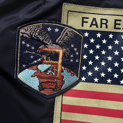 Avirex Top Gun MA1 Flight Bomber Jacket Far East Cruise Gavelston - XL