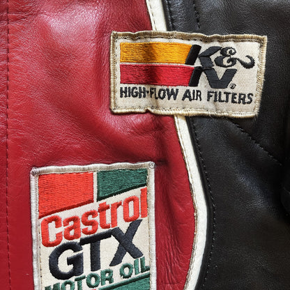 Vanson Leathers One Star Motorcycle Racer Jacket - M
