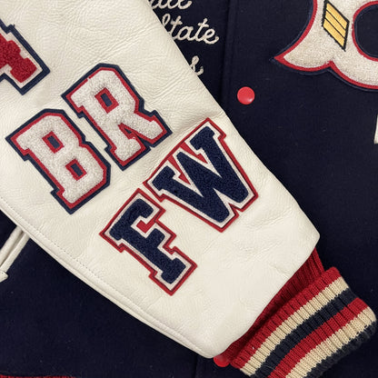 Whitesville 'Bellwood Blue Peckers' Varsity Jacket - XL