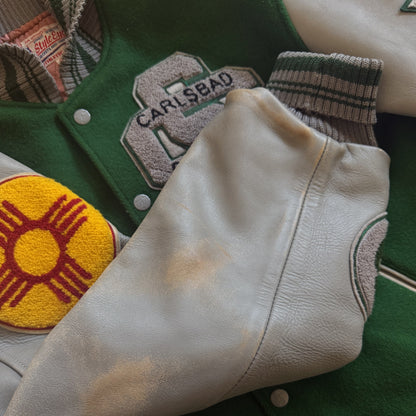 Style Eyes 'Carlsbad Bluecorns' Varsity Jacket - L