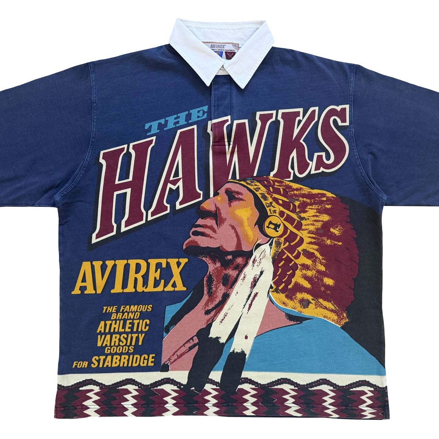 Avirex x Stabridge Hawks Rugby Shirt - XL