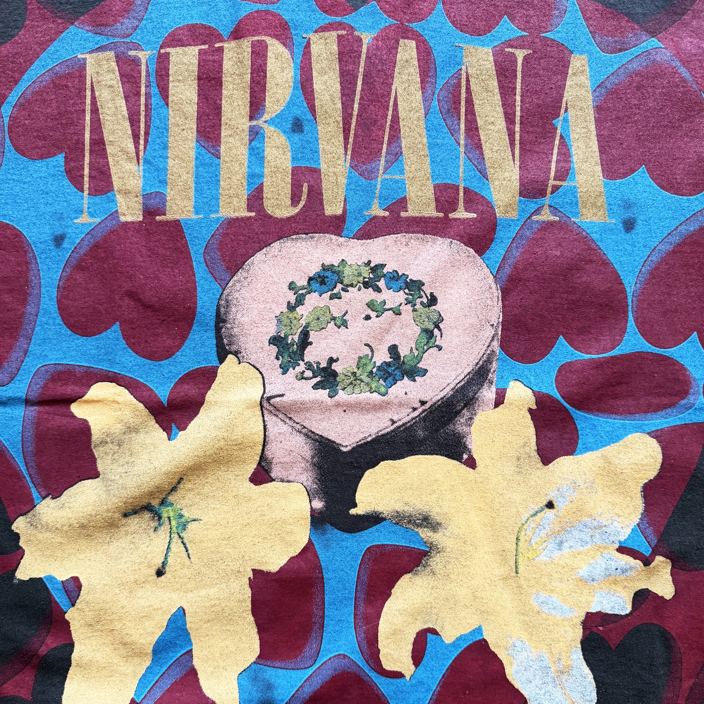 Nirvana 'Heart Shaped Box' T-Shirt - XL