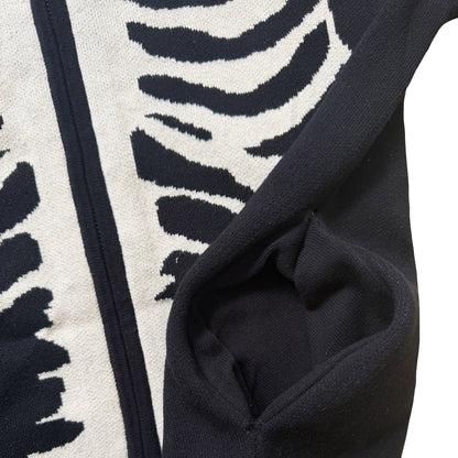 Vanson Leathers 14G Knitted Skeleton Hoodie - M
