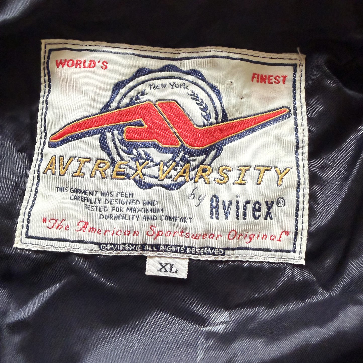 Avirex Camouflage Leather Trucker Jacket - XL