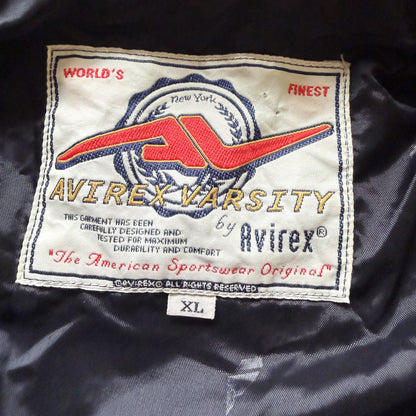 Avirex Camouflage Leather Trucker Jacket - XL