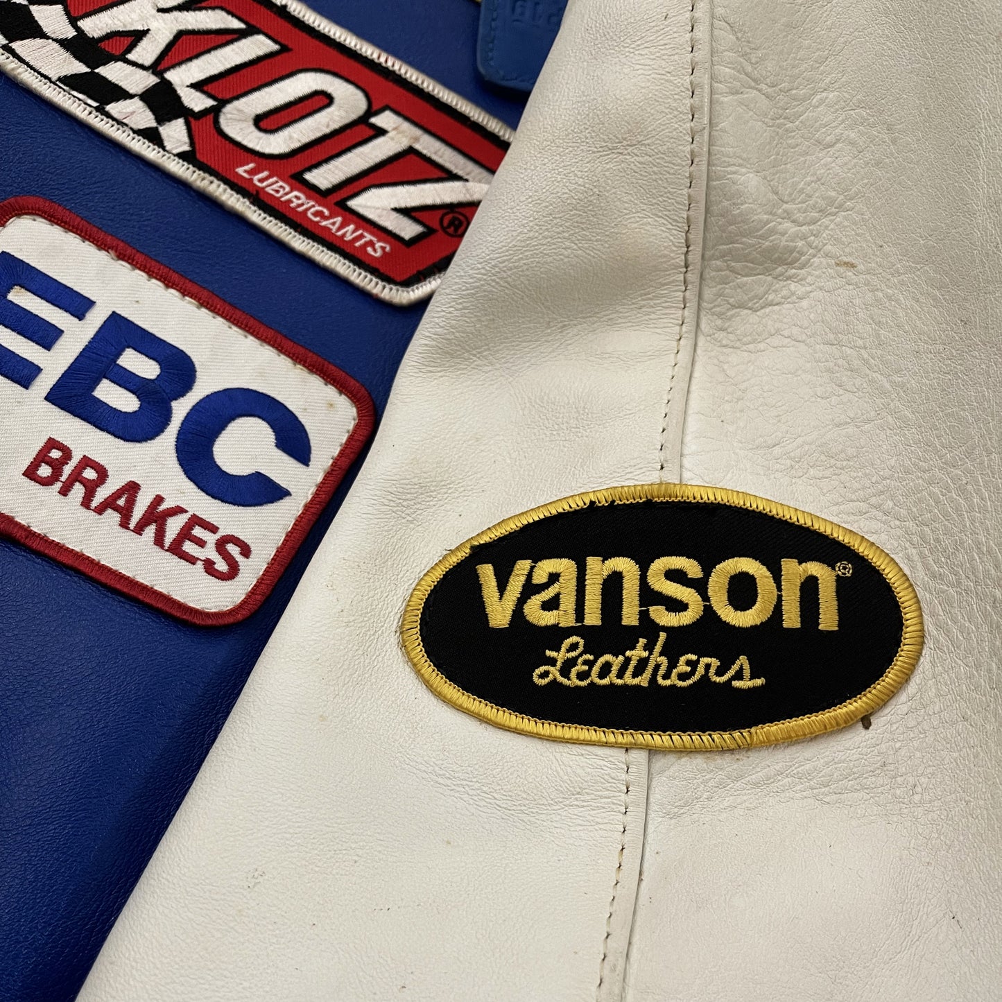 Vanson Leathers Race Team Leather Bomber Jacket - M