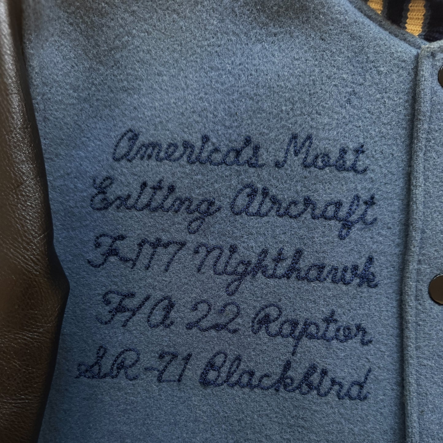 Whitesville Lockheed Martin Varsity Jacket - L