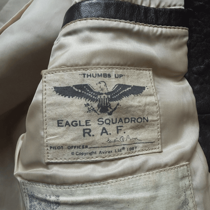 Avirex 'Wild Child' 1987 A2 Leather Flight Jacket - S / M