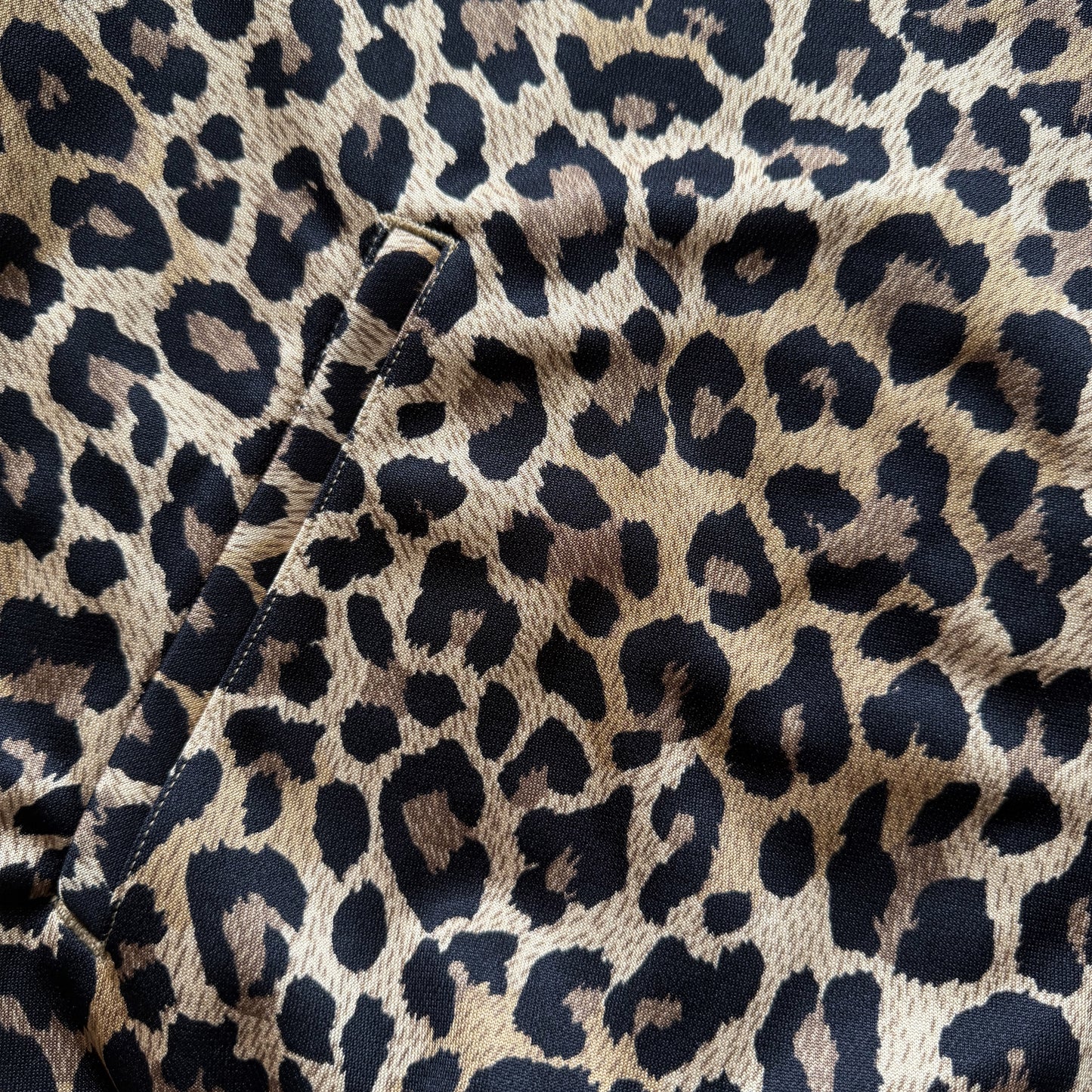 Kapital Smooth Jersey Stuntman & Woman Leopard Track Jacket - L