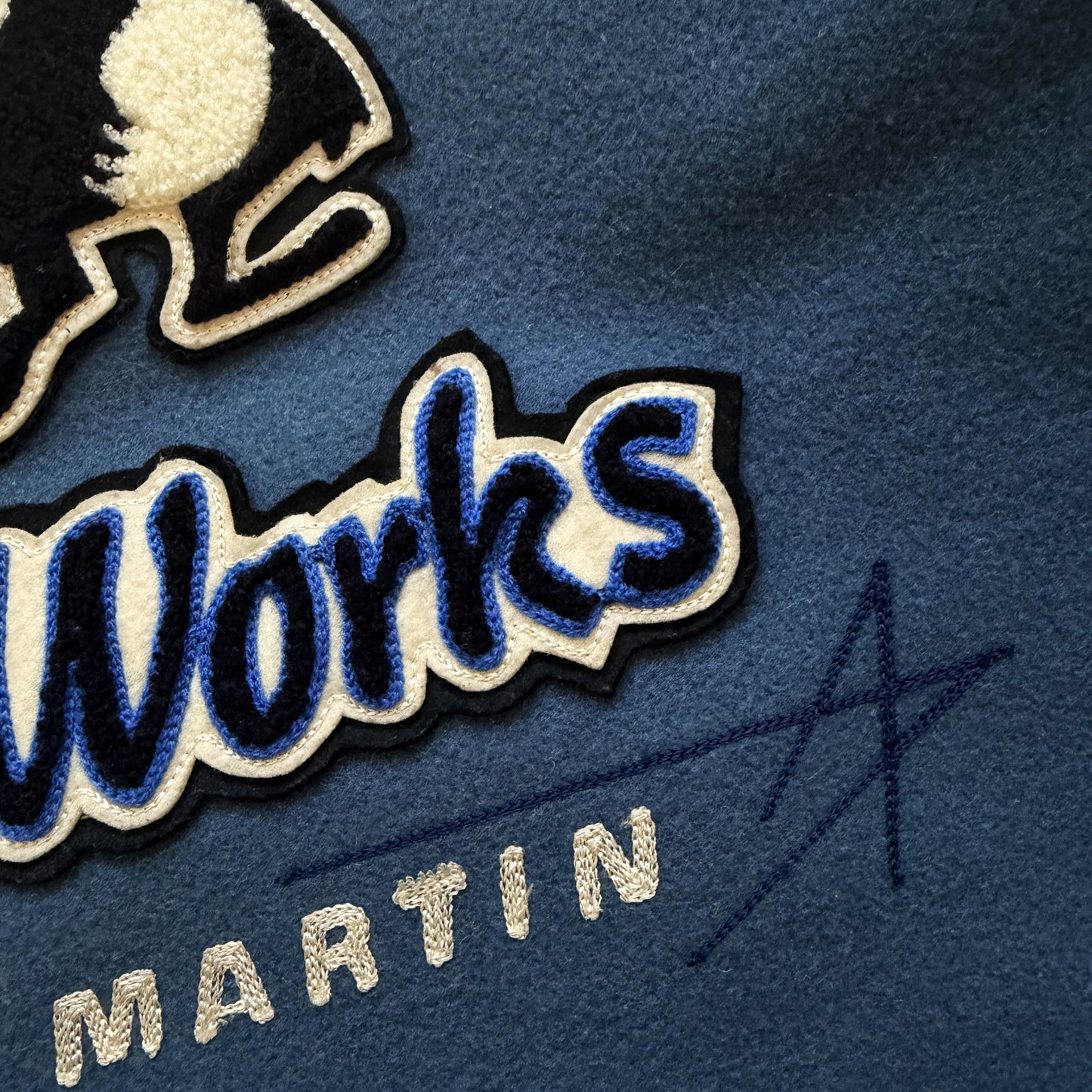 Whitesville Lockheed Martin Varsity Jacket - L
