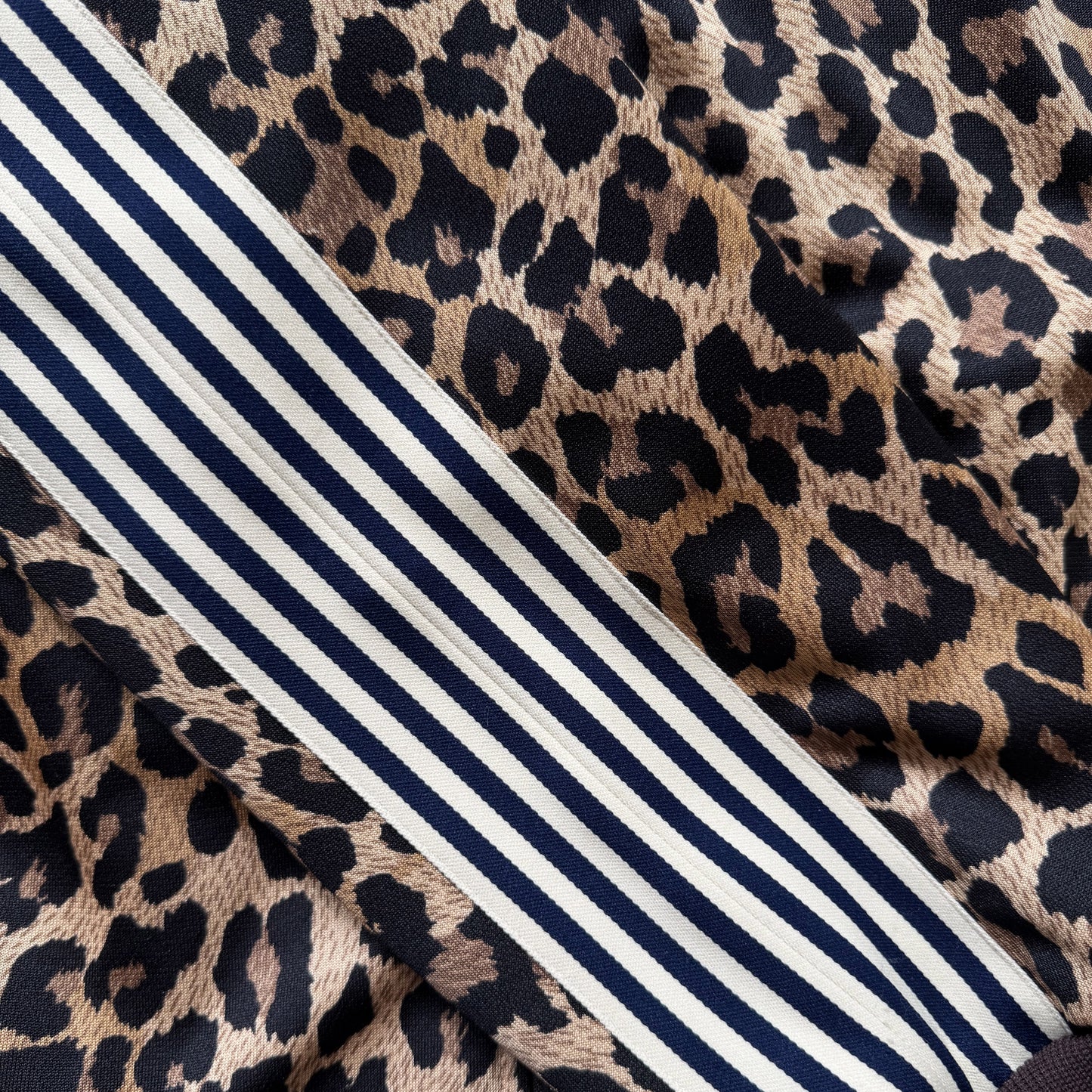 Kapital Smooth Jersey Stuntman & Woman Leopard Track Jacket - L