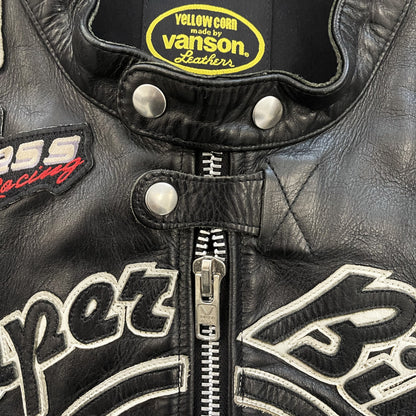 Vanson Leathers x Yellow Corn Motorcycle Racer Jacket